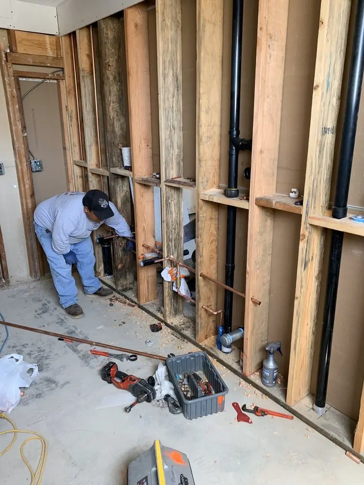 Commercial rough-in plumbing for Trenchless Sewer Repair in Higginsville